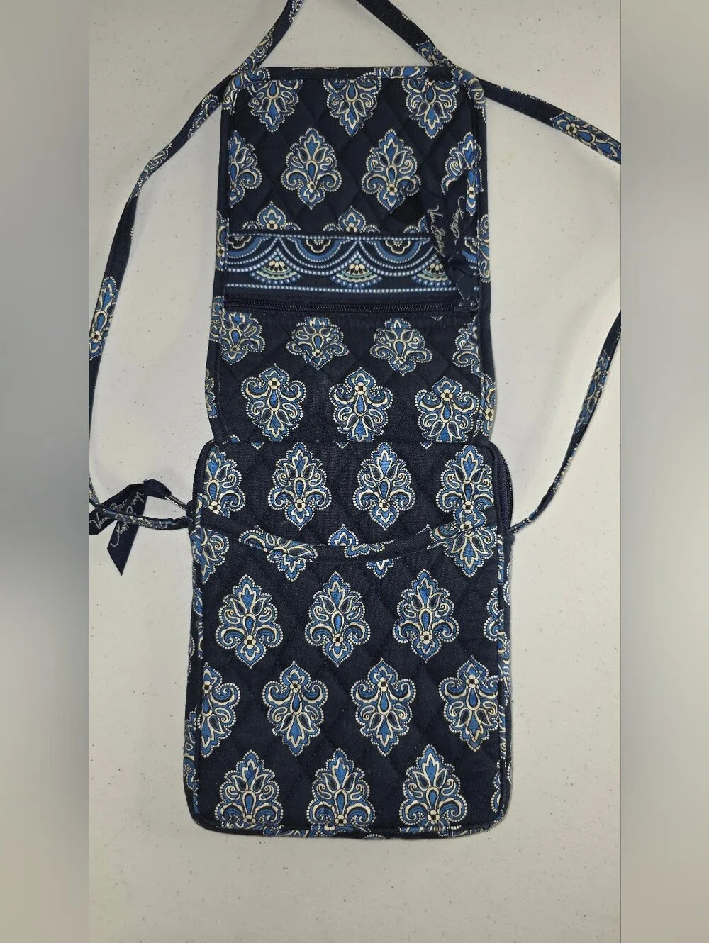 Vera Bradley Calypso Mini Hipster Crossbody Bag Built-In Wallet Retired 2009